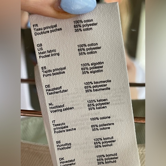 Maje NWT MULTI White and Light Blue Women's Praline High Rise Jeans FR 38 - Picture 12 of 14